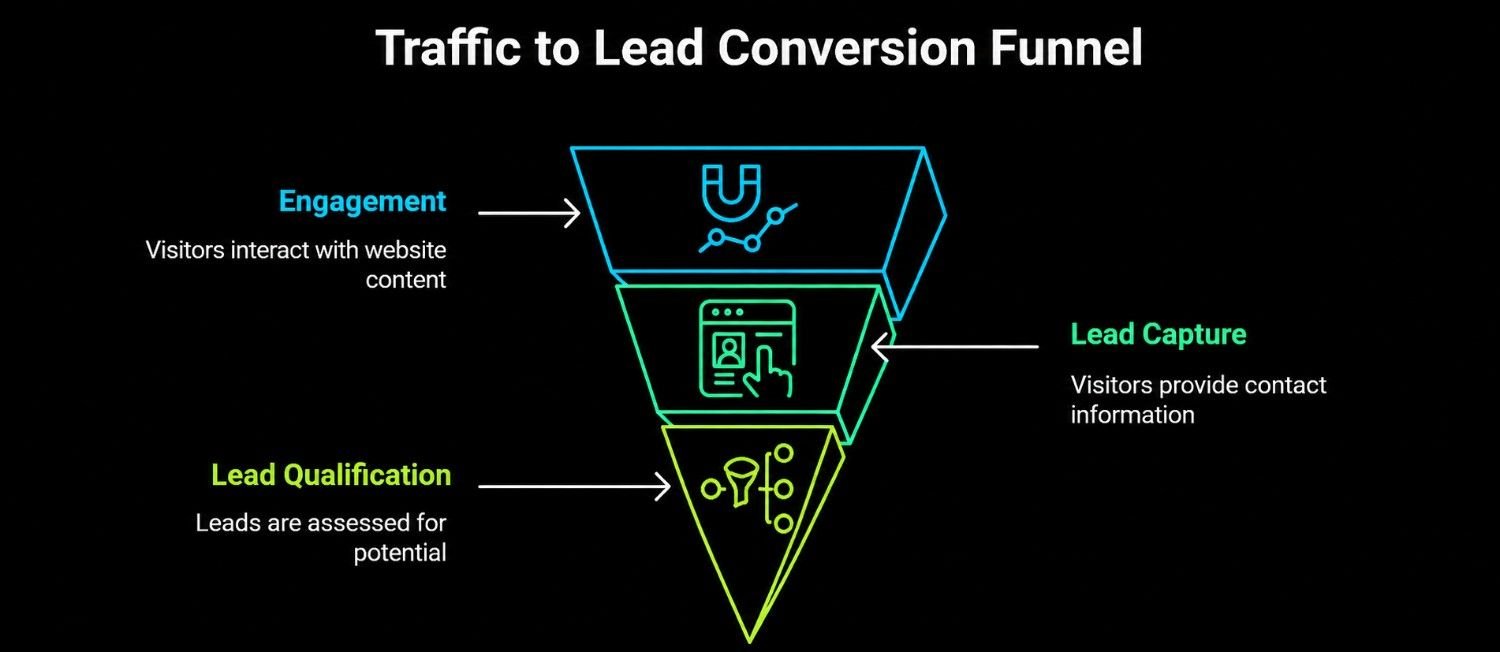 Converting Traffic into Real Leads