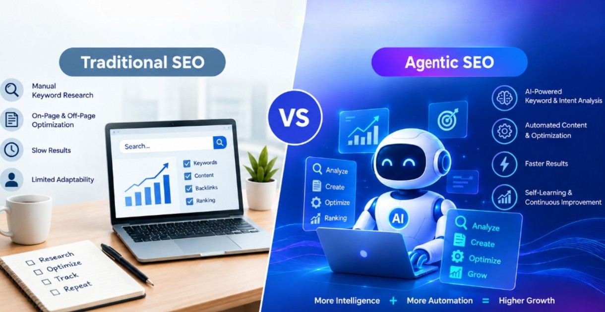 Agentic SEO vs Traditional SEO